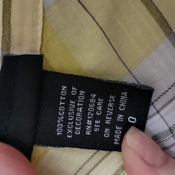 Torrid Clueless Preppy Academia plaid roll tab sleeve top size 0 Y2K - Picture 3 of 6